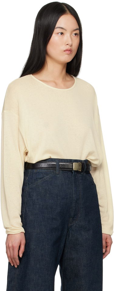 Тениска LEMAIRE Long Sleeve T-Shirt Бежово | TO1220 LK1015, 1