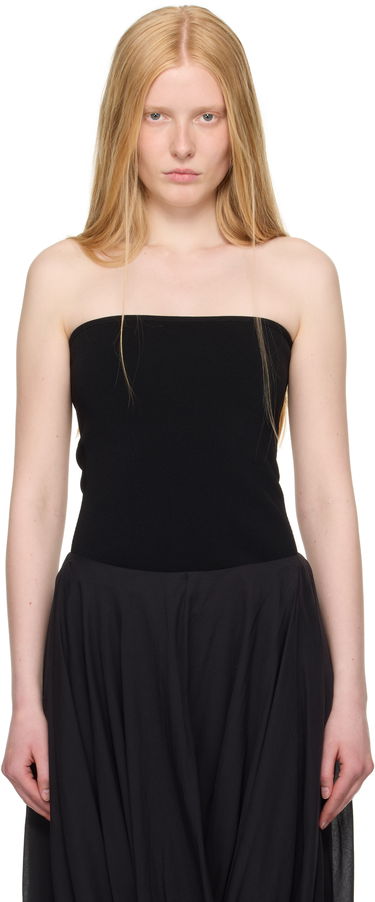 Потник TOTEME TOTEME Compact Knit Tube Top Черно | 253-WRT0575-YA0187, 0