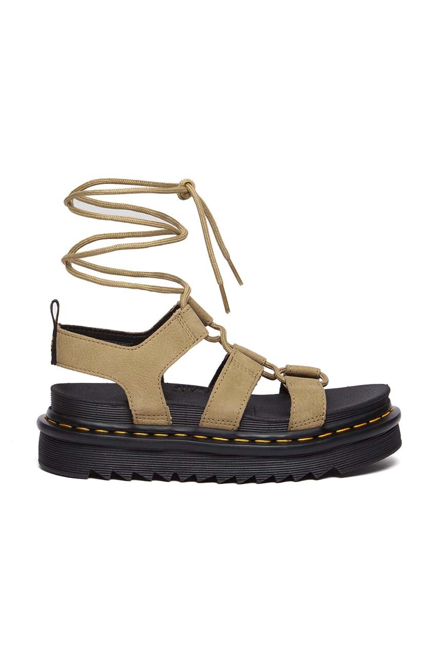 Кецове и обувки Dr. Martens Nartilla Leather Platform Sandals Бежово | DM31738439, 0