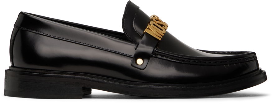 Облекло Moschino Moschino 'Moschino' College Loafers Черно | MB10113C1LGB0000, 0