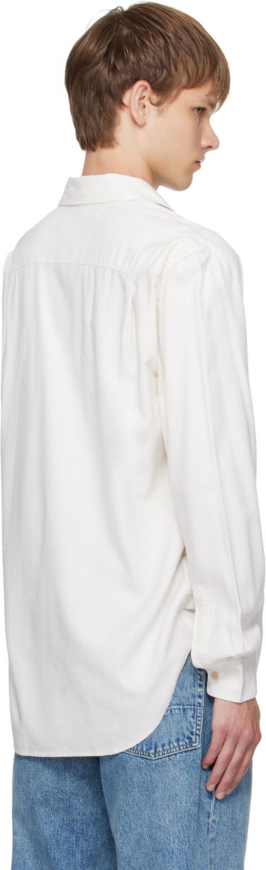 Риза OUR LEGACY Our Legacy Classic Silk Shirt Бяло | COCSWS, 3
