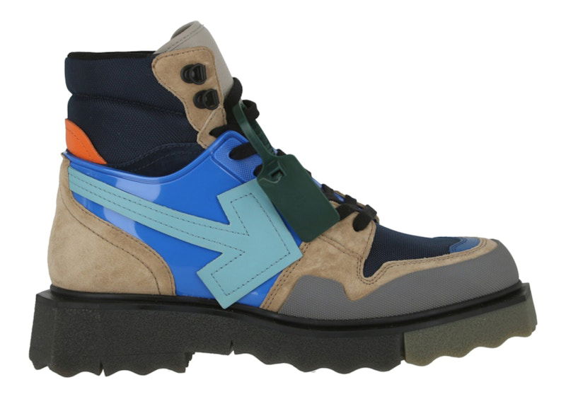 Кецове и обувки Off-White Hiking Sponge Sneakerboot Turquoise Тюркоазено | IA228F22 LEA00 14363 40090, 0