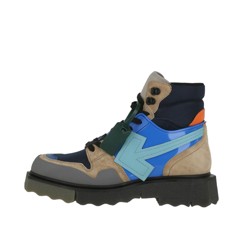 Кецове и обувки Off-White Hiking Sponge Sneakerboot Turquoise Тюркоазено | IA228F22 LEA00 14363 40090