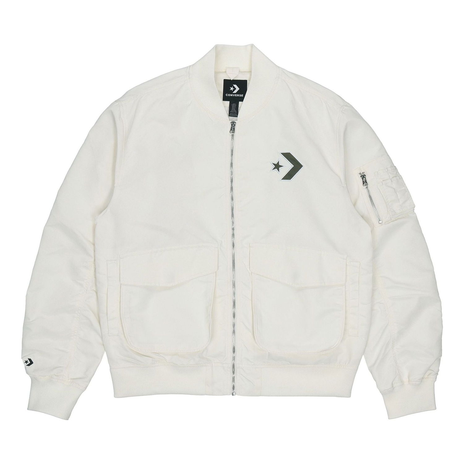 Яке бомбър Converse Converse Loose Retro Aviator Jacket Бяло | 10024169-A01, 0