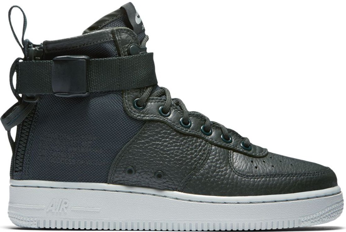 Кецове и обувки Nike SF Air Force 1 Mid Outdoor Green W Черно | AA3966-300, 0