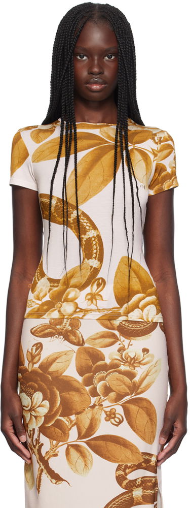 Тениска Miaou Miaou Eden Mini T-Shirt Бежово | 7026TJBEDN, 0