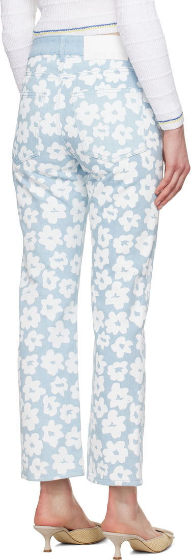 Дънки MSGM MSGM Printed Jeans Синьо | 3841MDP232 257272, 2