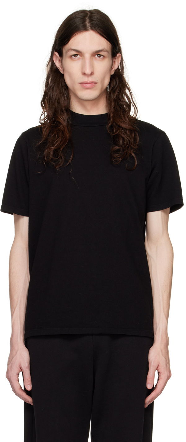Тениска LES TIEN Mock Neck T-Shirt Черно | HV-2001, 0