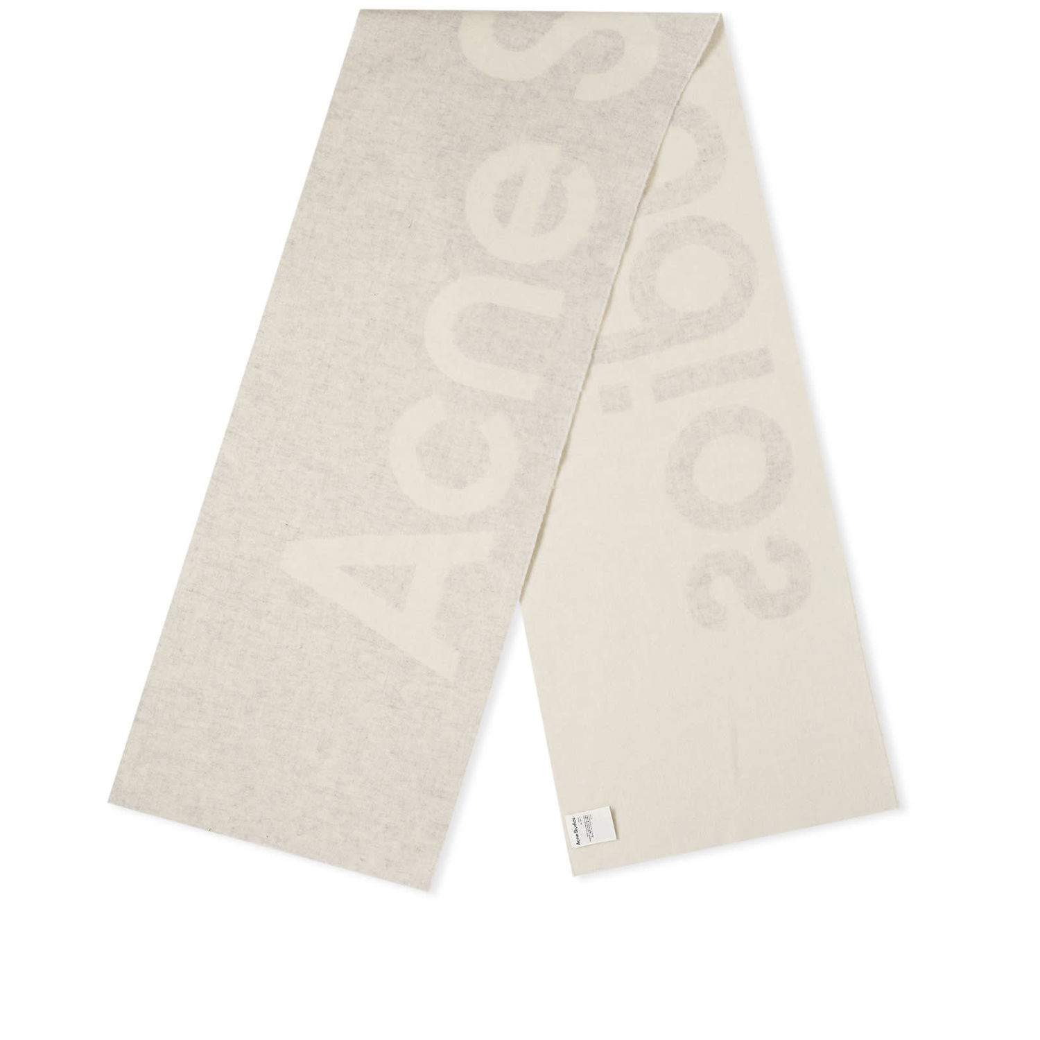 Шал Acne Studios Toronty Logo Contrast Recycled Scarf Сиво | CA0154-DLZ, 0
