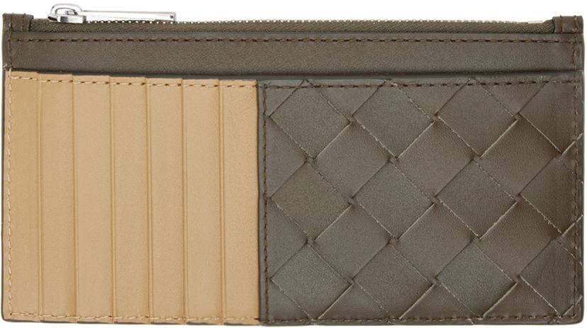 Портфейл Bottega Veneta Long Zippered Card Holder Кафяво | 766155 VCPQA 3372