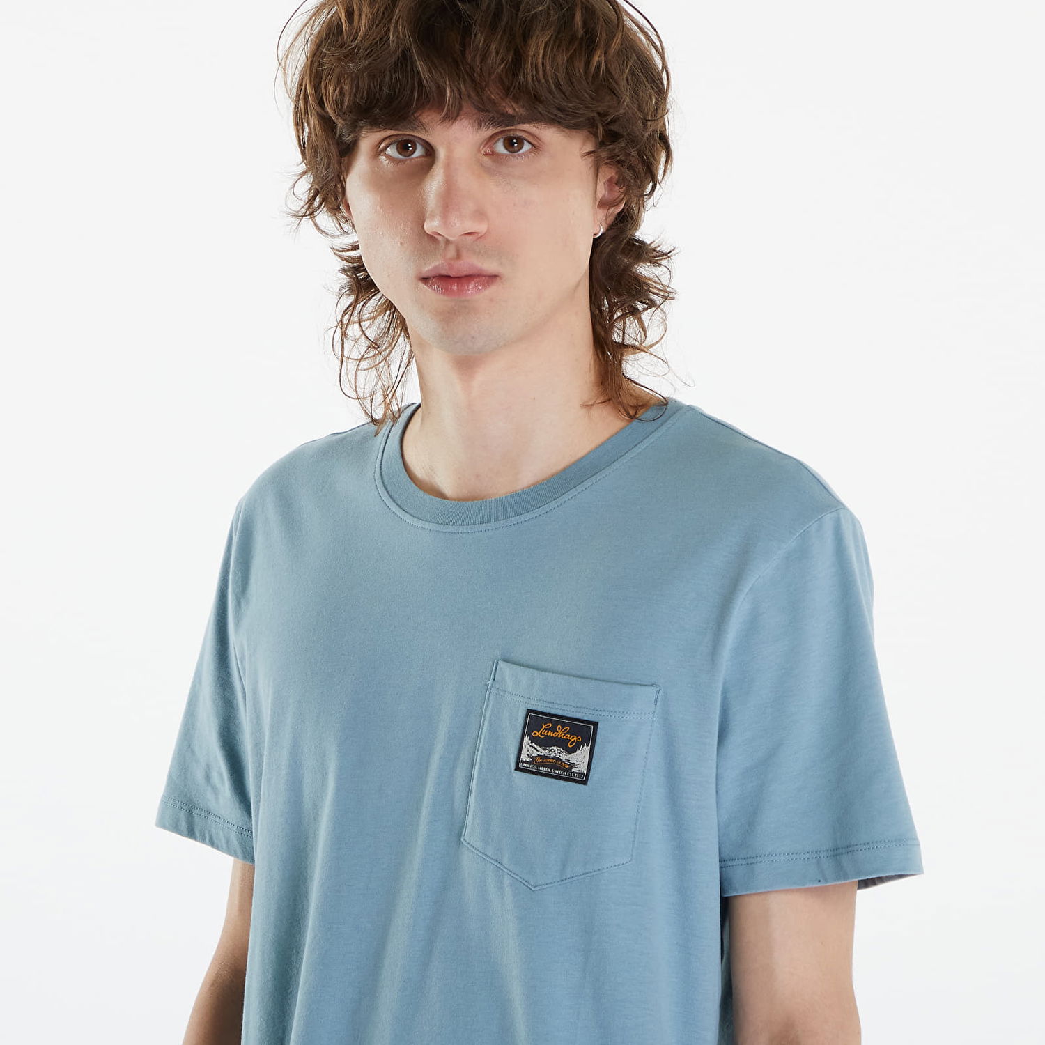 Тениска Lundhags Lundhags Knak Pocket T-Shirt Синьо | 1119099-76500, 1