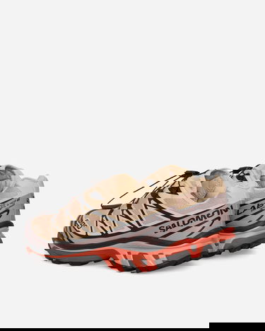 Кецове и обувки Salomon XT-6 Sneakers Hazelnut / Quail / Living Coral Бежово | L47444900, 4