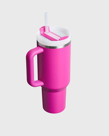 Бутилки за пиене Stanley Quencher H2.0 FlowState Tumbler with Handle and Straw Розово | 10-13230-064, 2