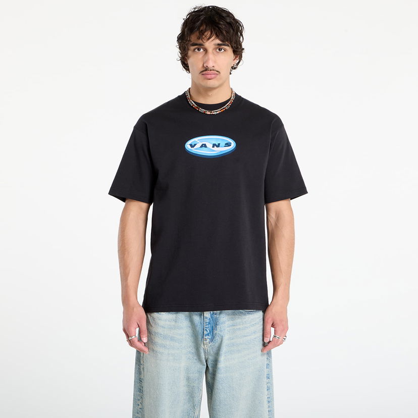Тениска Vans 3D Retroval Short Sleeve T-Shirt Черно | VN000PBXBLK1