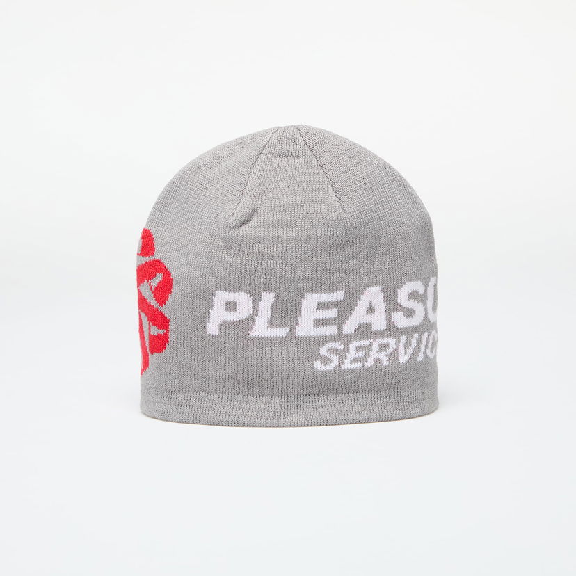 Шапка Pleasures Service Skully Grey Universal Сиво | P24F097 GREY