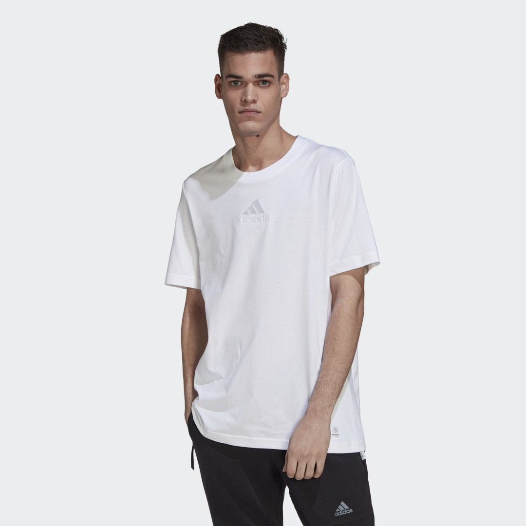 Тениска adidas Originals Studio Lounge Tee Бяло | HJ9806, 0