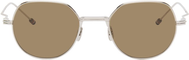 Thom Browne Titanium Round Sunglasses