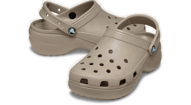 Кецове и обувки Crocs Classic Platform Clogs Бежово | 206750-214, 1