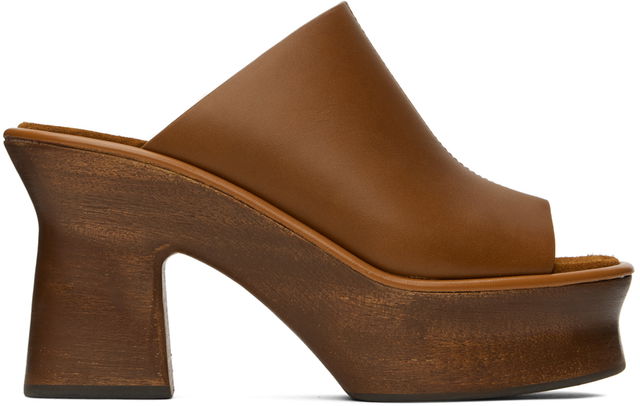 Ferragamo Samanta Platform Heeled Mules
