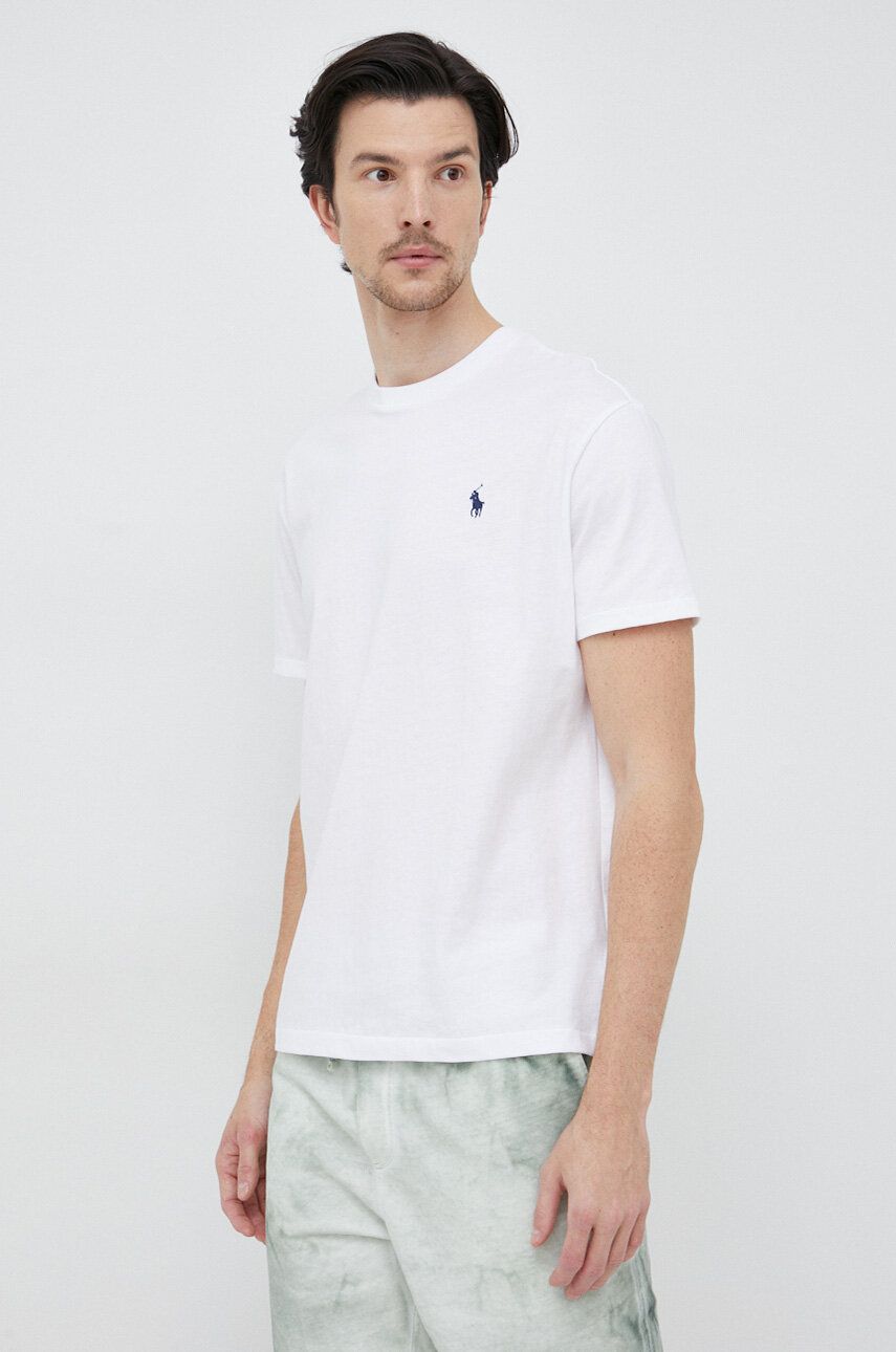 Тениска Polo by Ralph Lauren Classic Fit Cotton T-Shirt Бяло | 710707087, 0