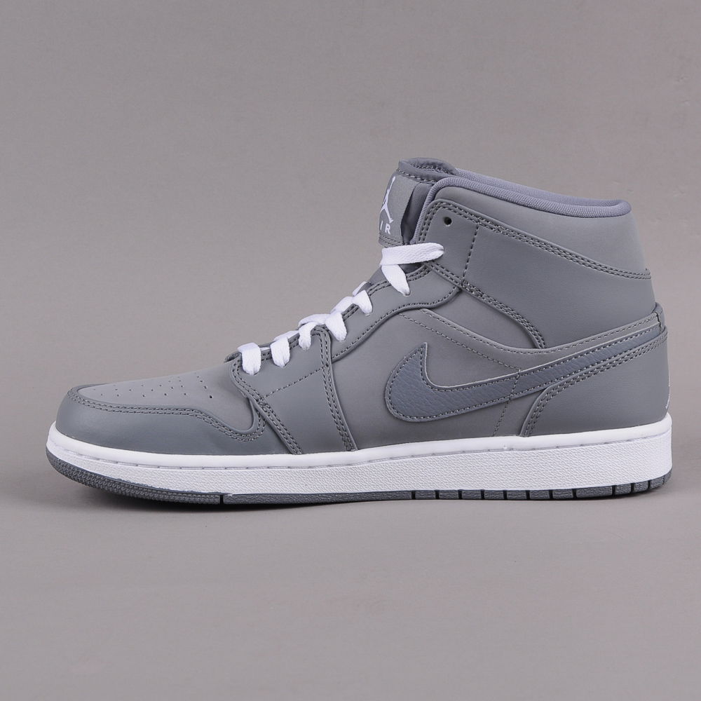 Кецове и обувки Jordan Air Jordan 1 Retro Mid ''Cool Grey'' Сиво | 554724-014, 0