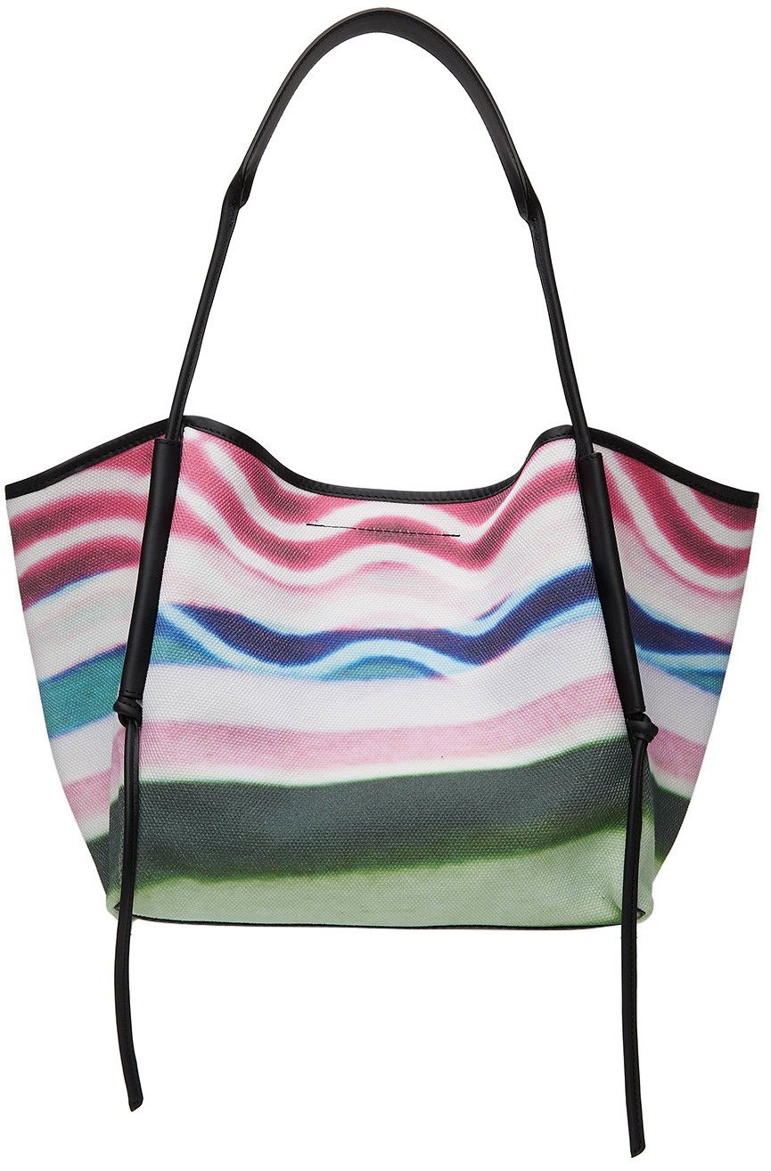 Голяма пазарска чанта Dries Van Noten Dries Van Noten Striped Print Tote Bag Многоцветен | 211-51511-703, 0