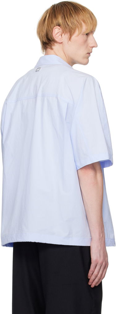 Риза WOOYOUNGMI WOOYOUNGMI Banding Short Sleeve Shirt Синьо | W251SH23, 2