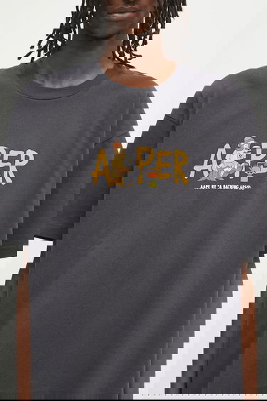 Тениска AAPE by A Bathing Ape AAPE Theme Aaper Graphic T-Shirt Черно | AAPTEM1616XXO, 3