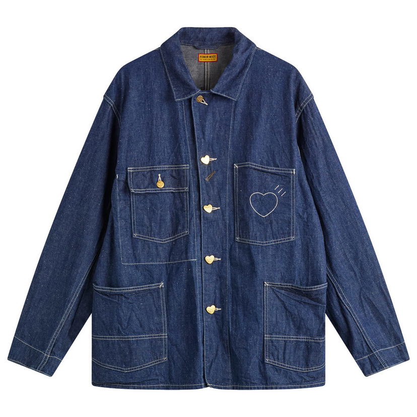 Яке Human Made Human Made Coverall Jacket, Size Large Синьо | HM30JK003-IND