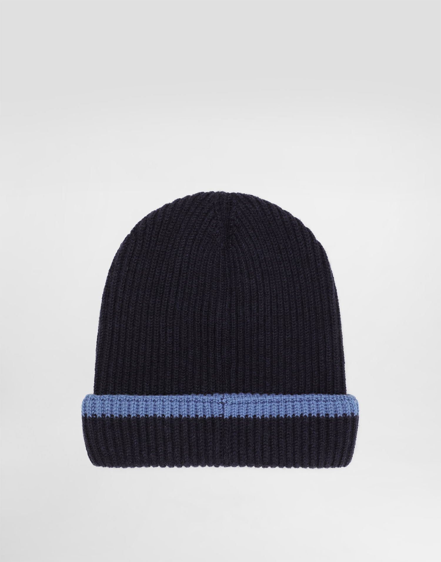 Шапка Dolce & Gabbana Dolce & Gabbana Embroidered Patch Knitted Hat Тъмно синьо | LBKH90JDVBLB3895, 1