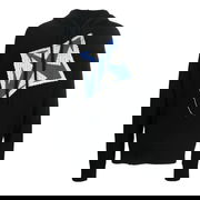 Arrow Print Knit Loose Fit Hoodie