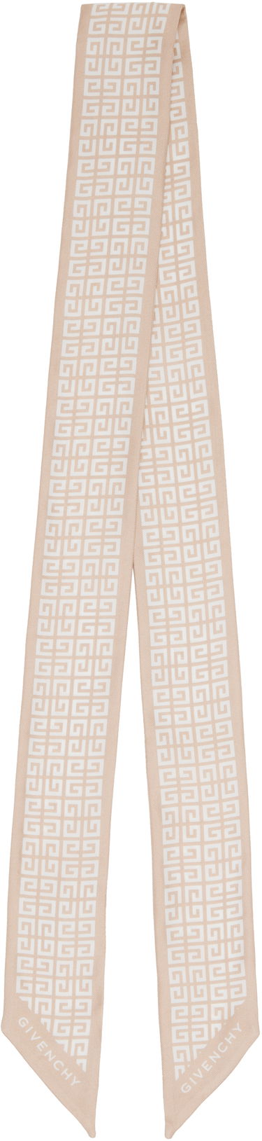 Шал Givenchy Silk Scarf Бежово | BG00AXG002053, 2