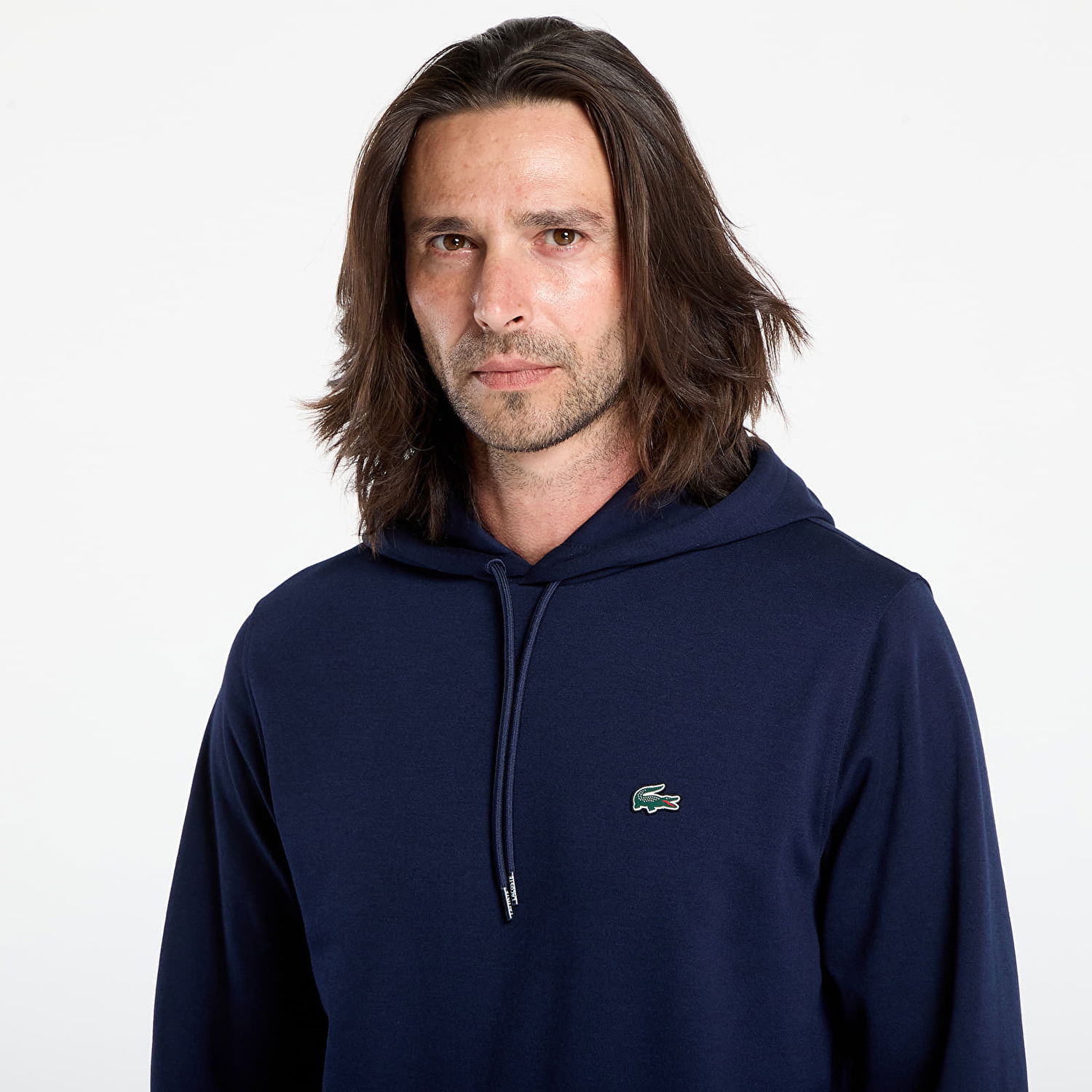 Суитчър Lacoste LACOSTE Men's Hoodie Тъмно синьо | SH5542 166, 1