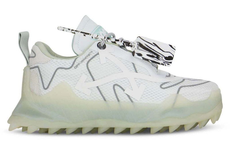 Кецове и обувки Off-White Odsy-1000 White/SIlver SS21 Бяло | OMIA179R21FAB0010172, 0