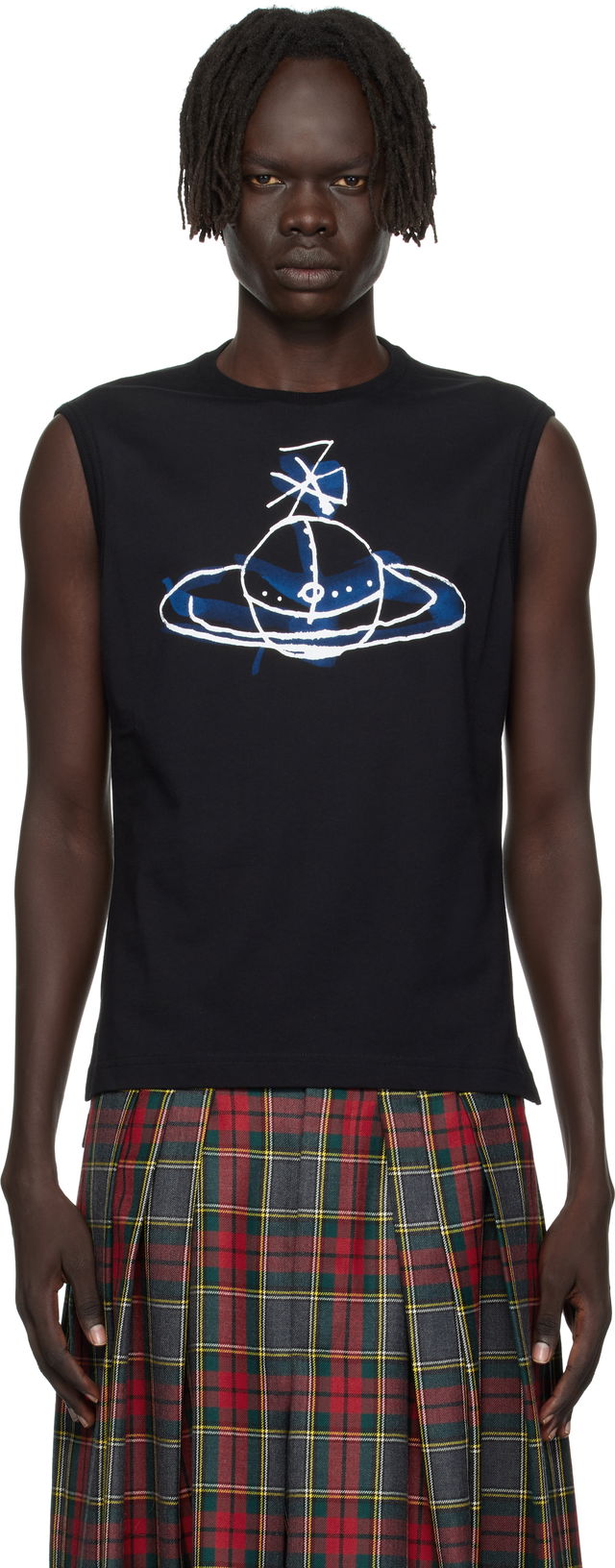 Vivienne Westwood Drawn Orb Sleeveless T-Shirt