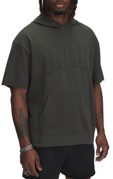 Суитчър Under Armour Project Rock SS Terry Short Sleeve Hoodie Зелено | 1389952-310, 0