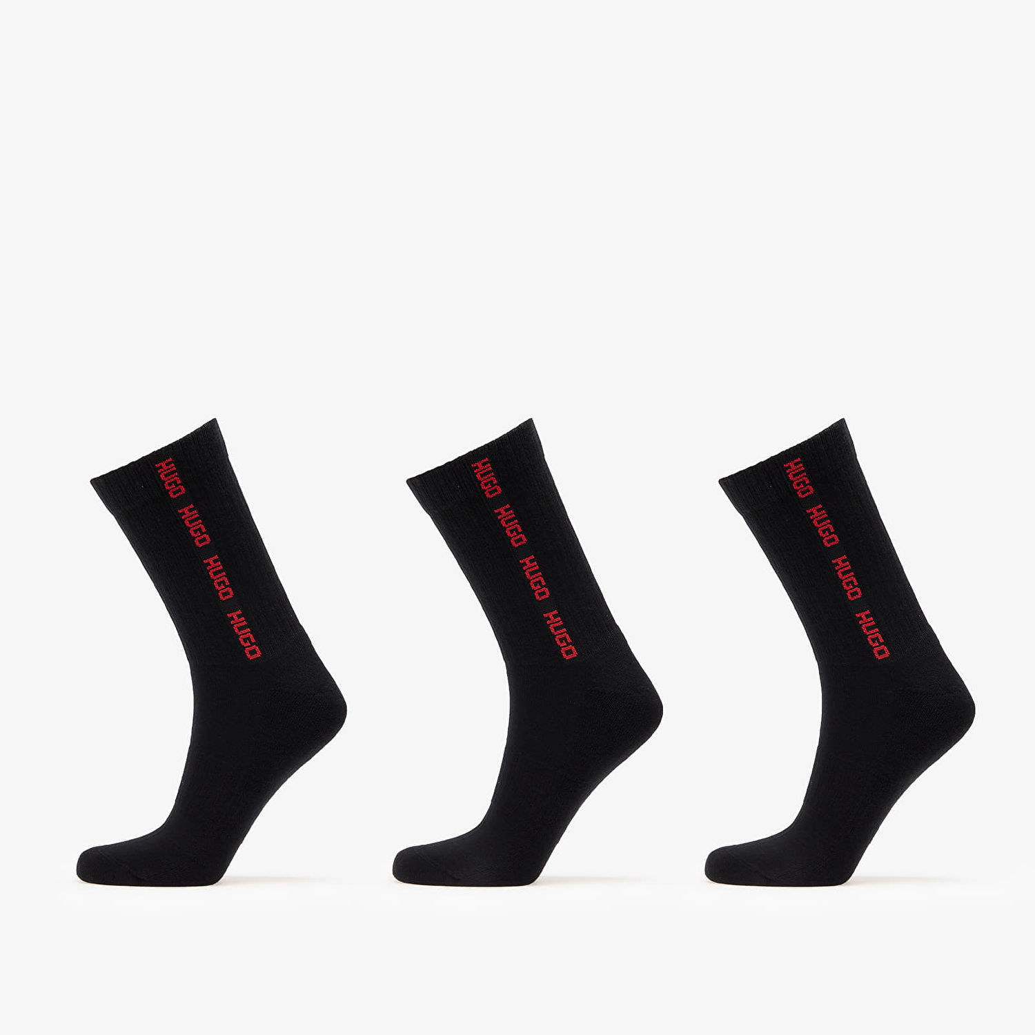 Бельо и чорапи BOSS Hugo 3-Pack Qs Rib Tape Md Black Черно | 50543076-001, 0