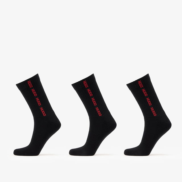 Hugo 3-Pack Qs Rib Tape Md Black