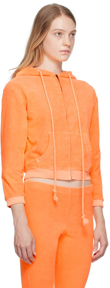 Суитчър ERL Cropped Zip Hoodie Оранжево
 | ERL06T110, 3