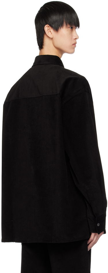 Риза Studio Nicholson Studio Nicholson Rosso Corduroy Overshirt Черно | ROSSO SNM - 1129, 2