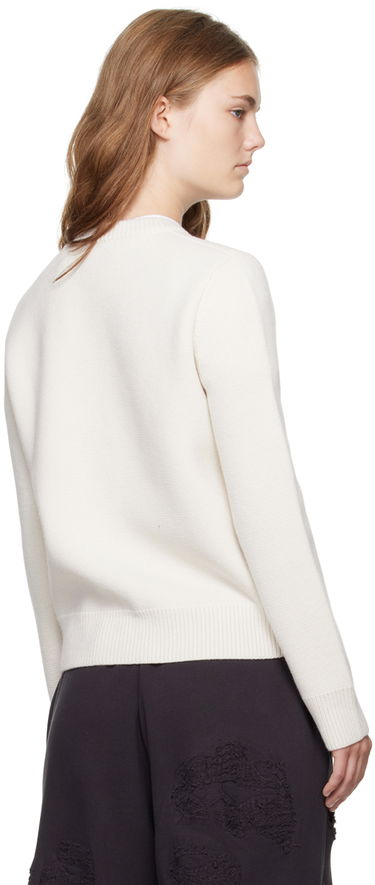 Пуловер We11done We11done Women's Cardigan Бяло | WD-KC2-24-602-W-IV, 2