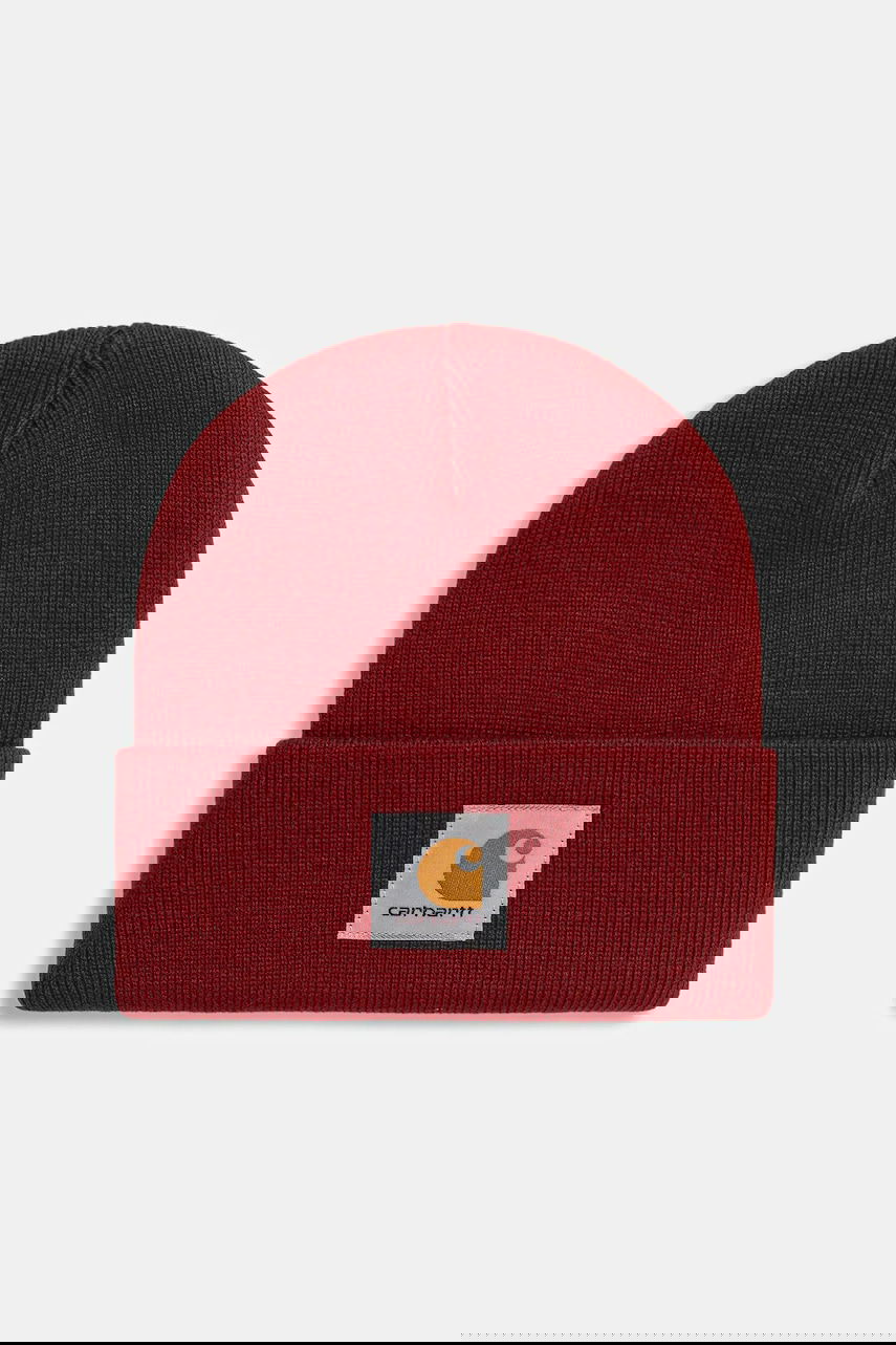 Шапка Carhartt WIP WIP Short Watch Hat Бургунди | I017326.H8XX, 0