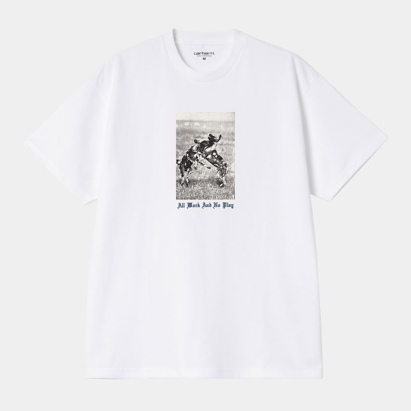 Тениска Carhartt WIP Short Sleeve No Play Graphic T-Shirt Бяло | I035452_7
