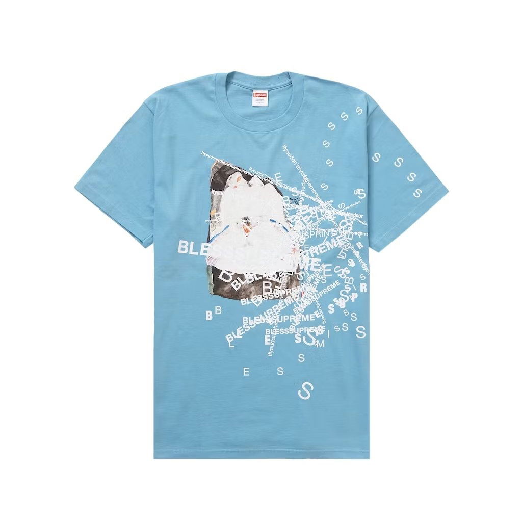 Тениска Supreme Bless Observed In A Dream Tee Синьо | 12355, 0