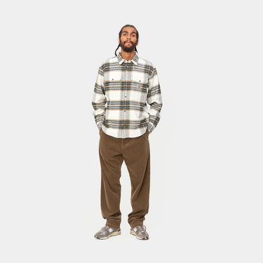 Панталони Carhartt WIP Calder Pant "Tamarind" Кафяво | I032299_1CN_02, 2
