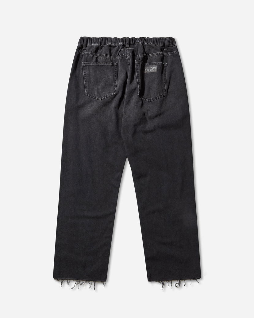 Дънки Maison Margiela Straight-Leg Jeans Черно | SH0LA0027 966