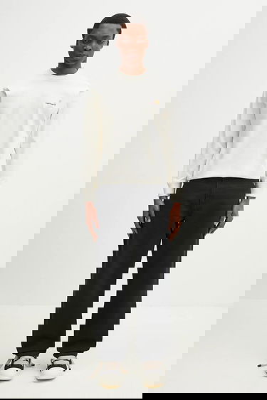 Тениска Carhartt WIP Long-Sleeve American Script T-Shirt Бежово | I029955.05XX, 4