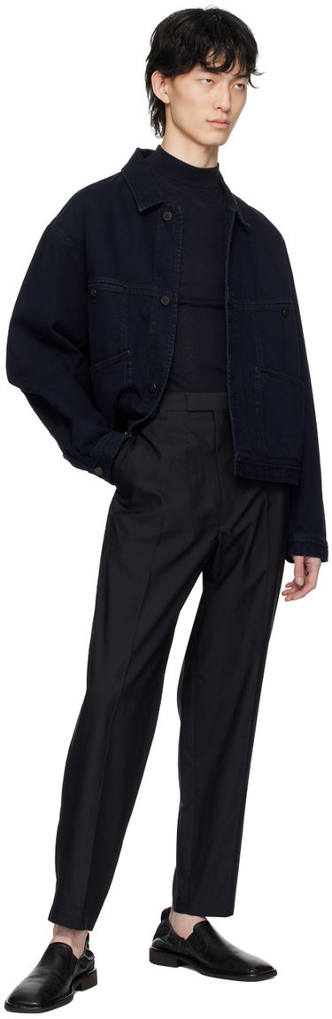 Панталони LEMAIRE Lemaire Washed Cropped Trousers Черно | PA1105 LF1209, 3