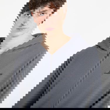 Суитчър RIPNDIP Castanza Waffle Knit Zip Up Hoodie Сиво | RNDBASIC269, 1