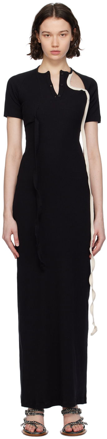 Pокля Ottolinger Ottolinger Maxi Dress Черно | 403803, 0